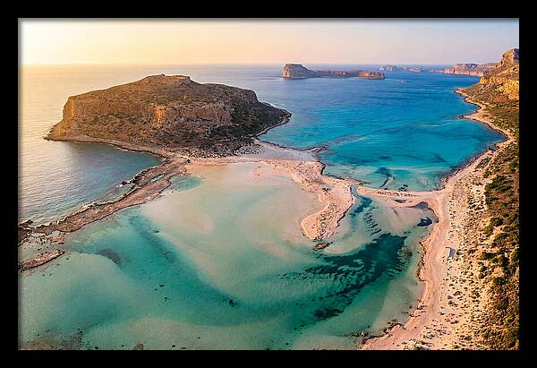 Balos Lagoon Serenity From Above