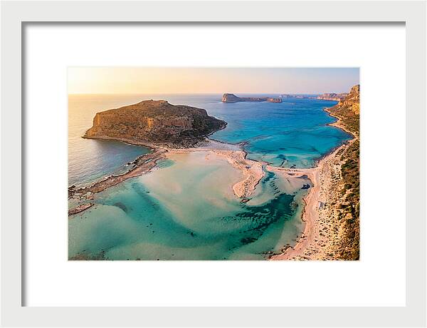 Balos Lagoon Serenity From Above