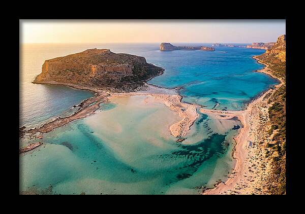 Balos Lagoon Serenity From Above