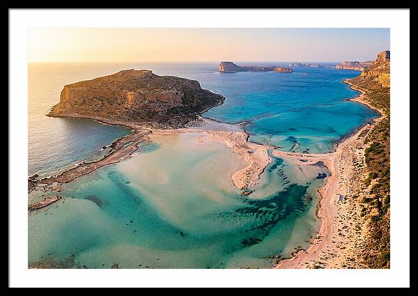 Balos Lagoon Serenity From Above