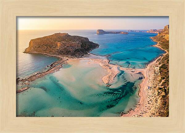 Balos Lagoon Serenity From Above
