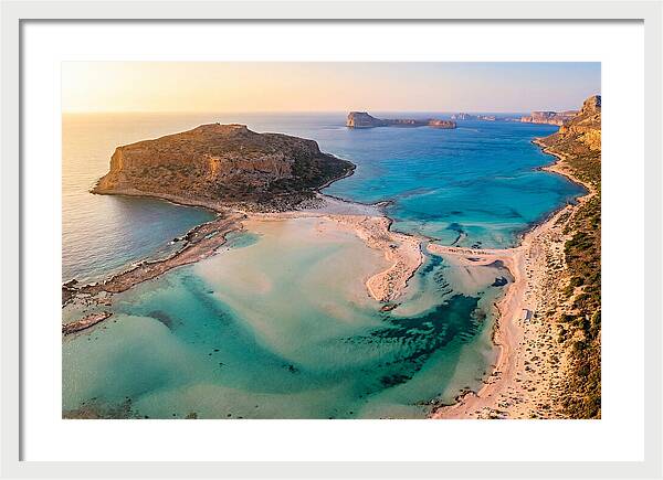 Balos Lagoon Serenity From Above