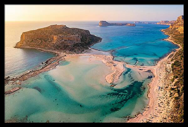 Balos Lagoon Serenity From Above