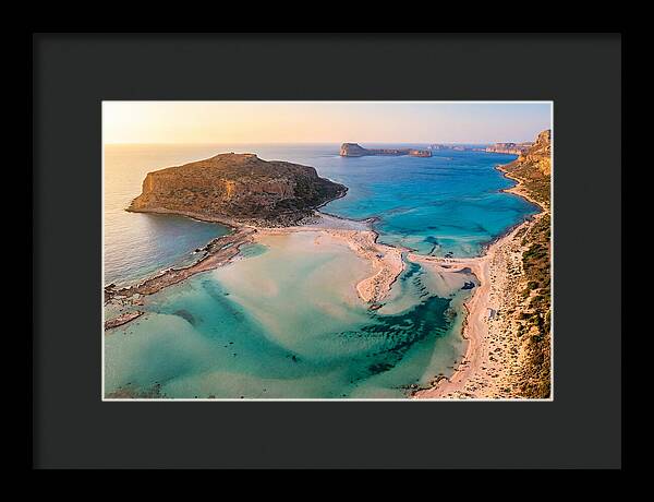 Balos Lagoon Serenity From Above