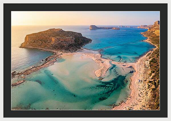 Balos Lagoon Serenity From Above