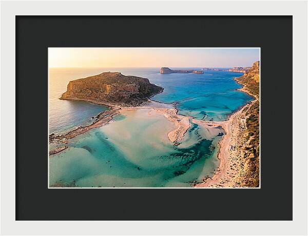 Balos Lagoon Serenity From Above