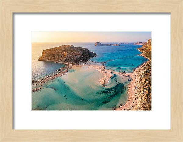 Balos Lagoon Serenity From Above