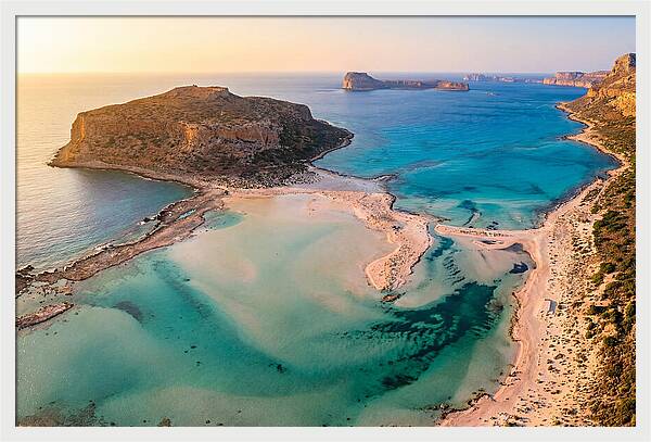 Balos Lagoon Serenity From Above