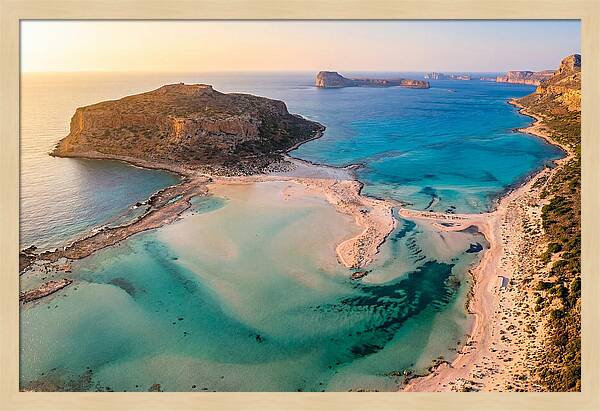 Balos Lagoon Serenity From Above