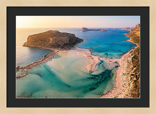 Balos Lagoon Serenity From Above