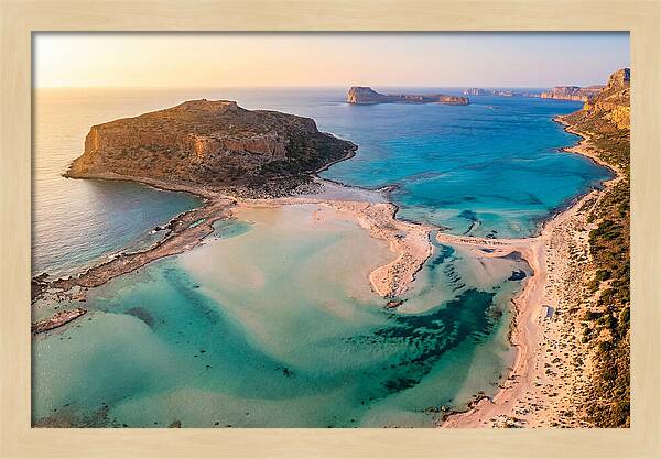 Balos Lagoon Serenity From Above
