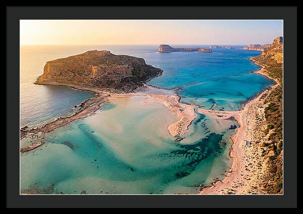 Balos Lagoon Serenity From Above