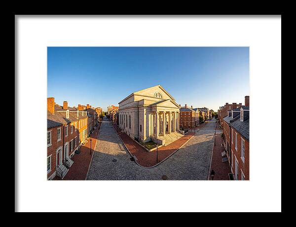 Baltimore Basilica At Dawn