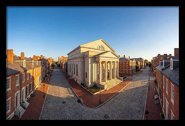 Baltimore Basilica At Dawn