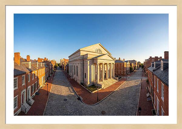 Baltimore Basilica At Dawn