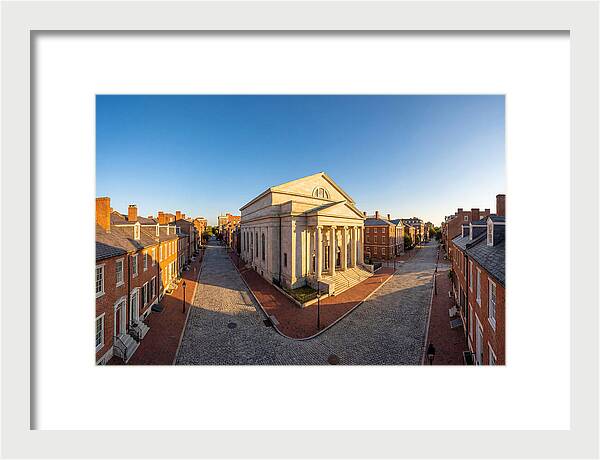 Baltimore Basilica At Dawn