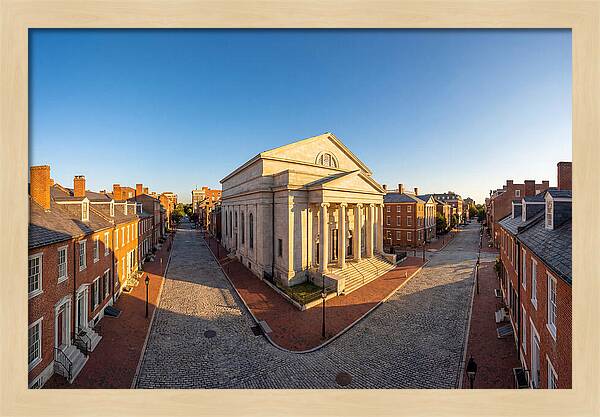 Baltimore Basilica At Dawn