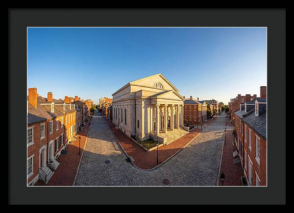 Baltimore Basilica At Dawn