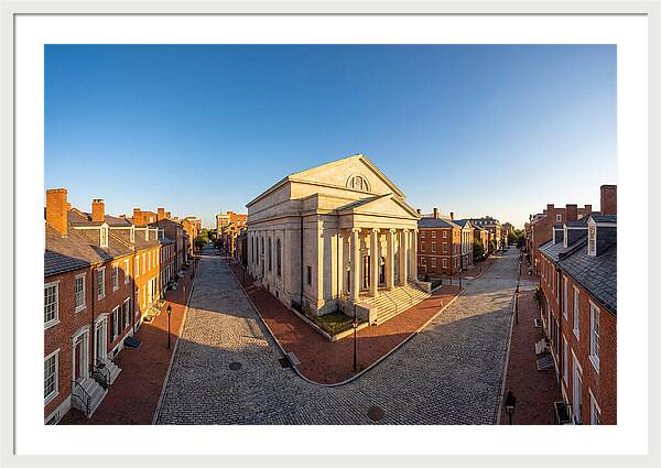 Baltimore Basilica At Dawn