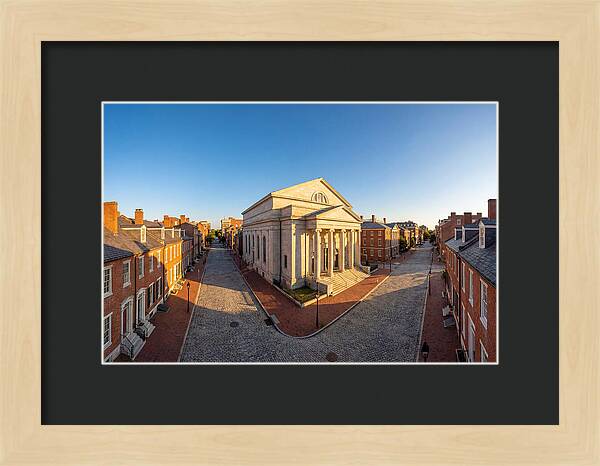 Baltimore Basilica At Dawn