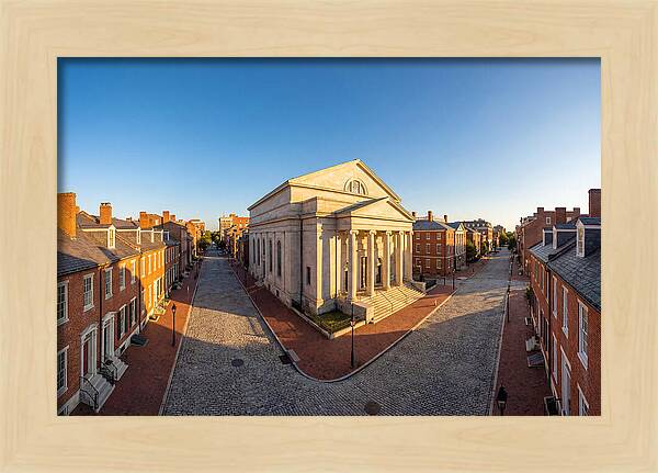 Baltimore Basilica At Dawn