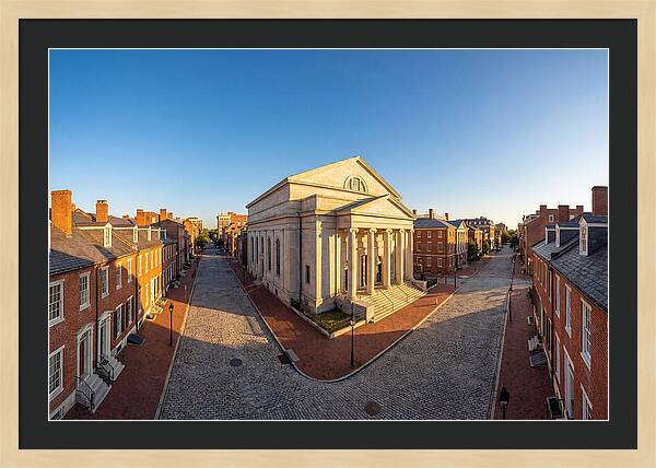 Baltimore Basilica At Dawn