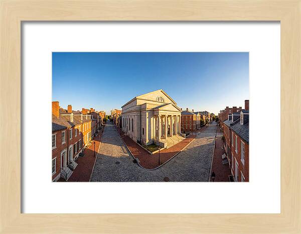 Baltimore Basilica At Dawn