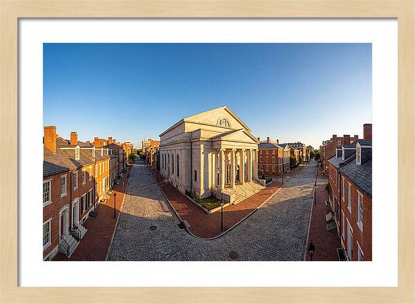 Baltimore Basilica At Dawn