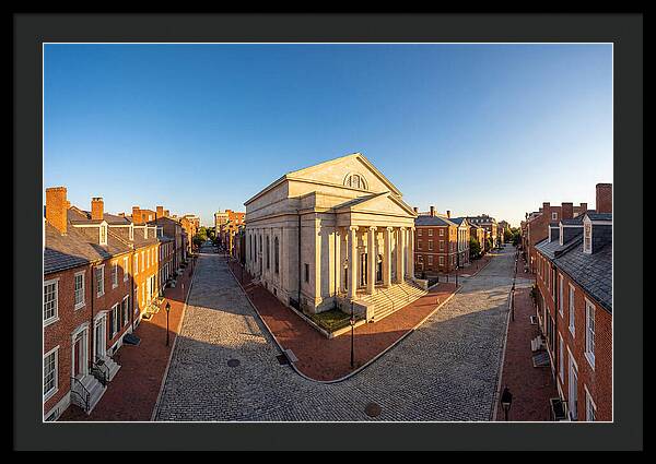 Baltimore Basilica At Dawn