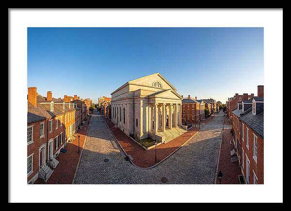 Baltimore Basilica At Dawn