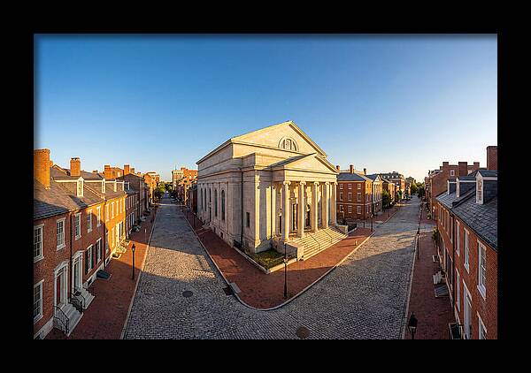 Baltimore Basilica At Dawn