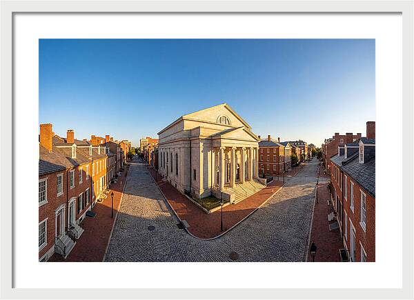 Baltimore Basilica At Dawn