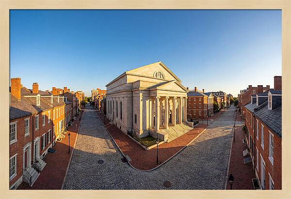 Baltimore Basilica At Dawn