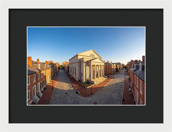 Baltimore Basilica At Dawn