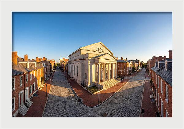 Baltimore Basilica At Dawn