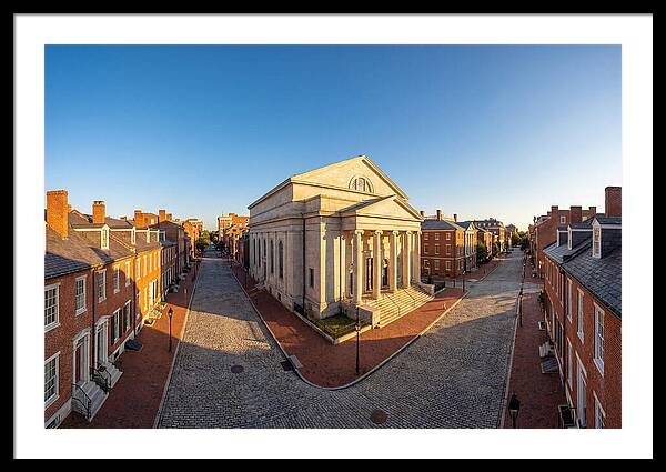 Baltimore Basilica At Dawn