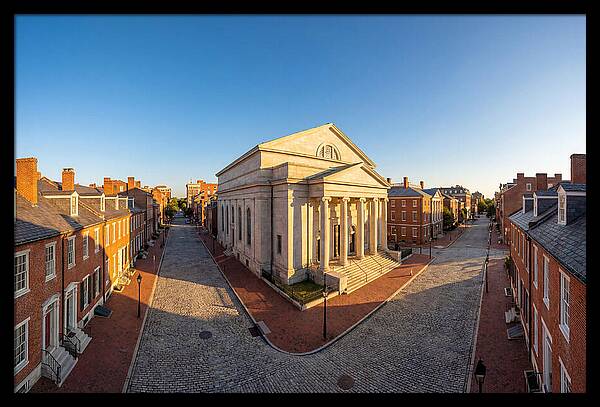 Baltimore Basilica At Dawn