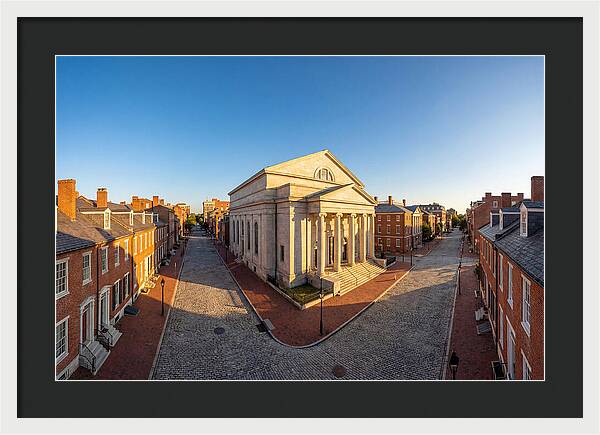 Baltimore Basilica At Dawn
