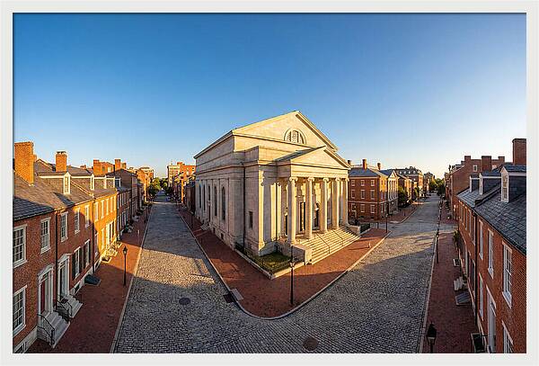 Baltimore Basilica At Dawn