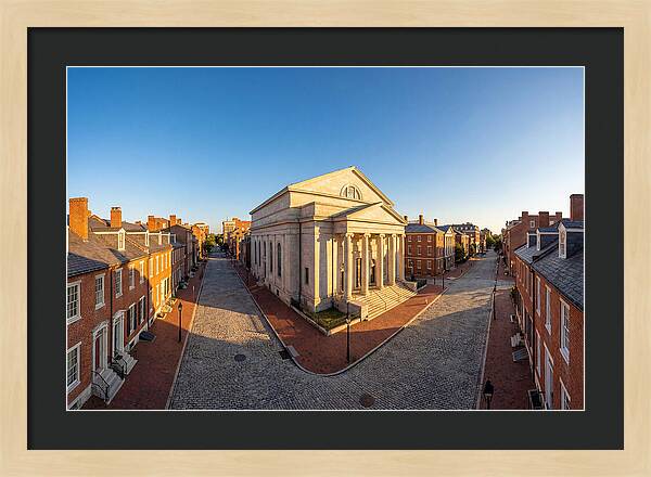Baltimore Basilica At Dawn