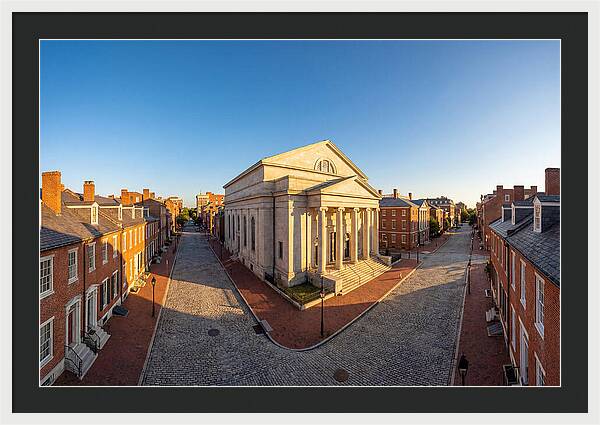 Baltimore Basilica At Dawn