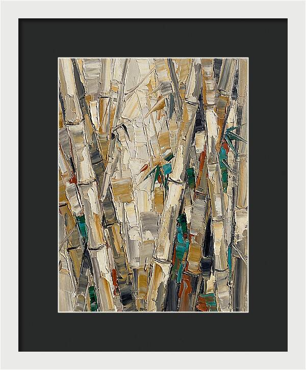 Bamboo Grove In Palette Knife