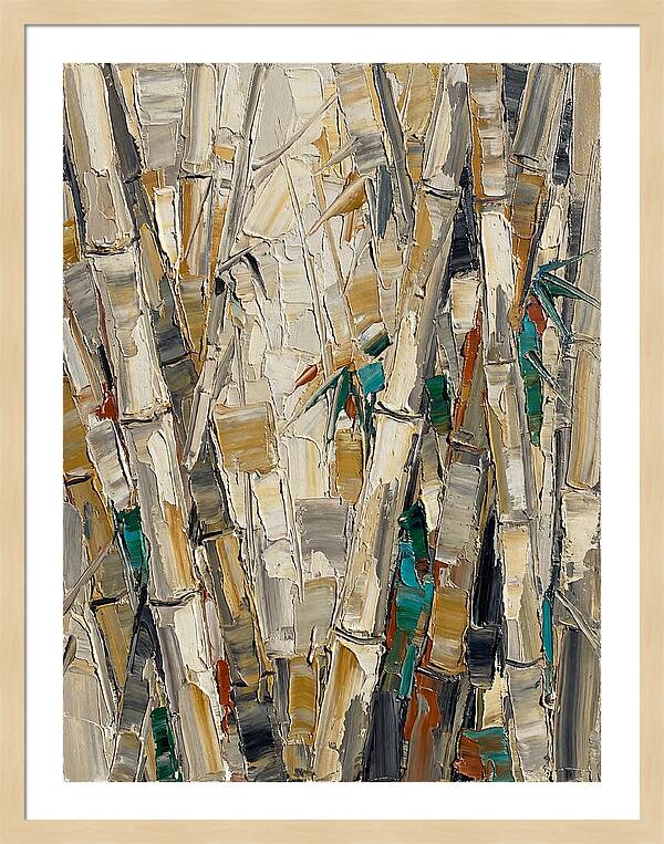 Bamboo Grove In Palette Knife