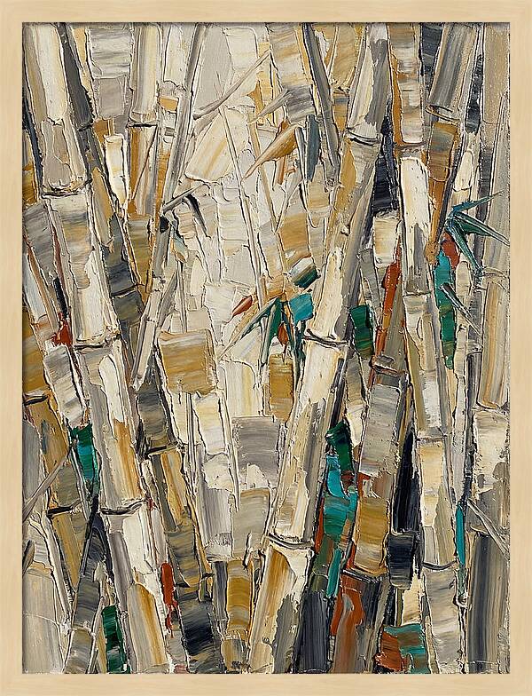 Bamboo Grove In Palette Knife