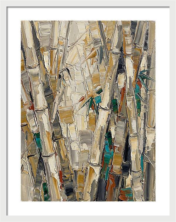 Bamboo Grove In Palette Knife