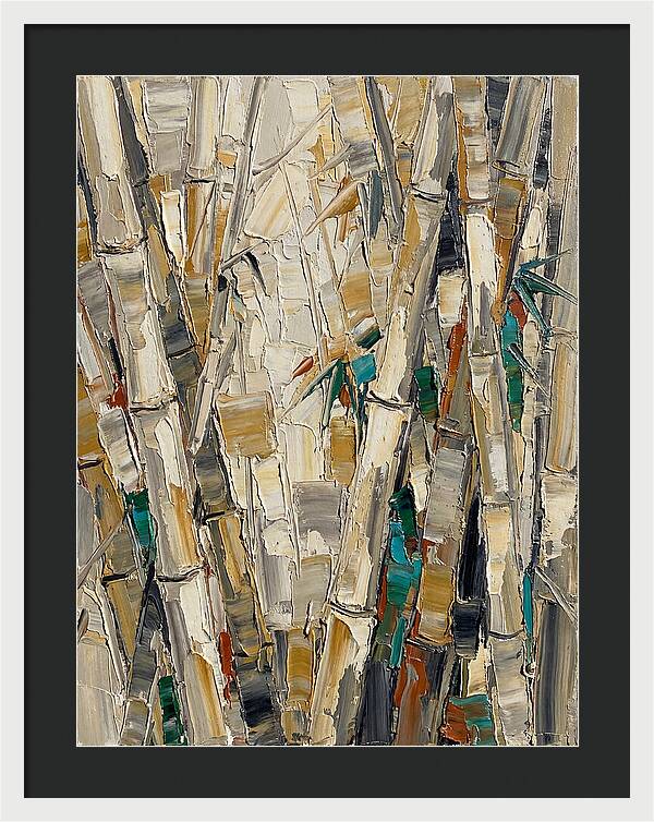 Bamboo Grove In Palette Knife