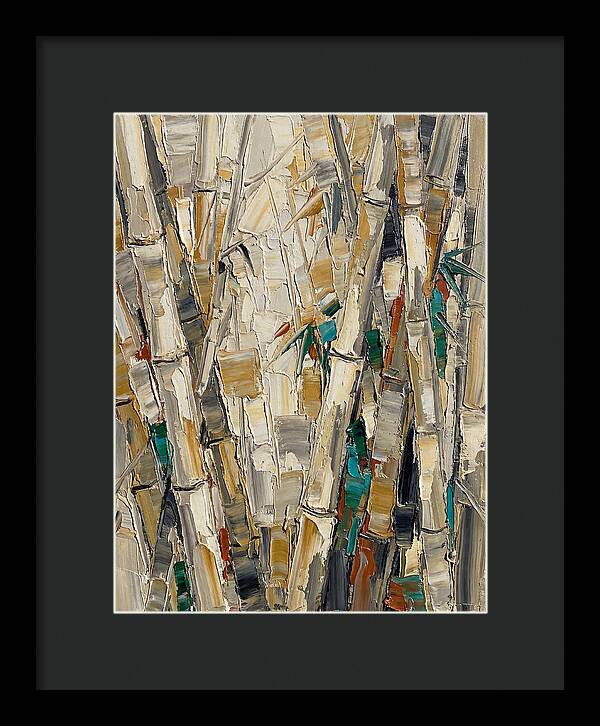 Bamboo Grove In Palette Knife