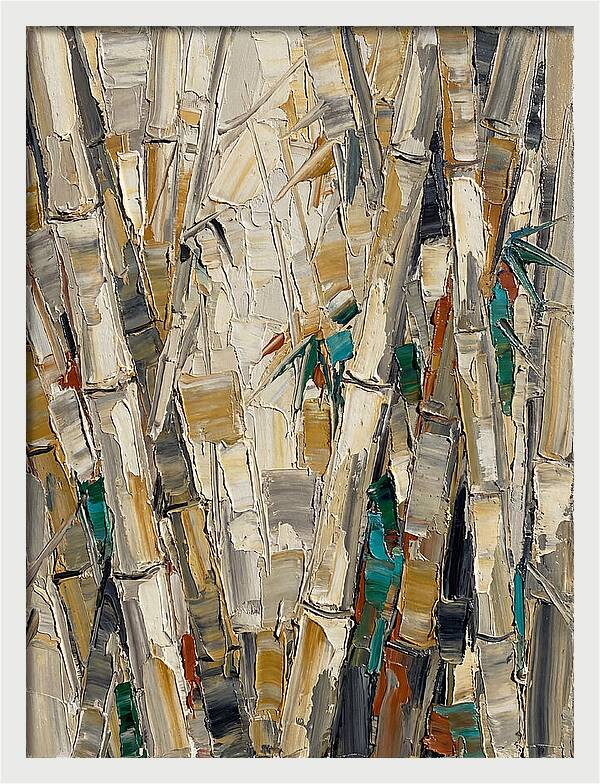 Bamboo Grove In Palette Knife