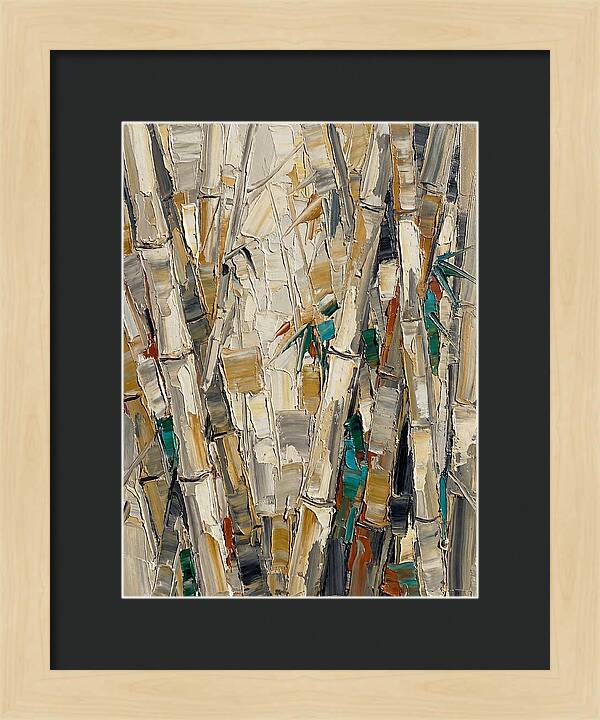 Bamboo Grove In Palette Knife