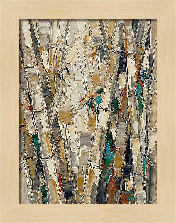 Bamboo Grove In Palette Knife